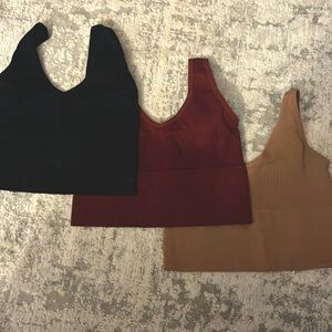 Three Crop Tops
